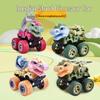 Children's Inertial Stunt Dinosaur Excavator & Dump Truck Toy Set