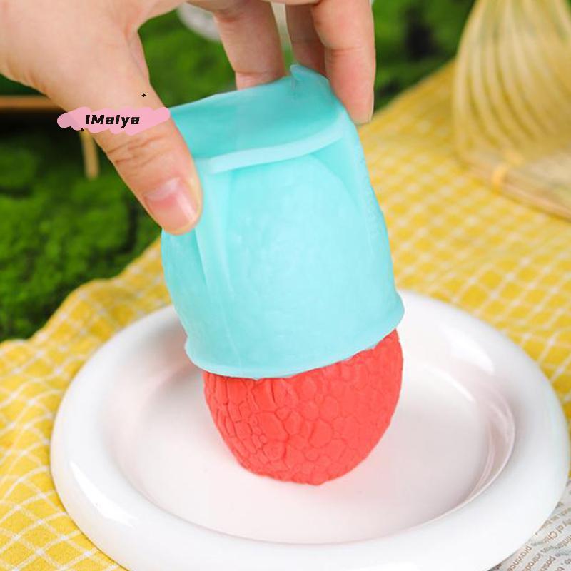 Форма для мороженого M-Food-Safe Фрукты 3D Дизайн Клубника Манго Персик Легкое извлечение Форма для торта, шоколада, желе, мыла DIY