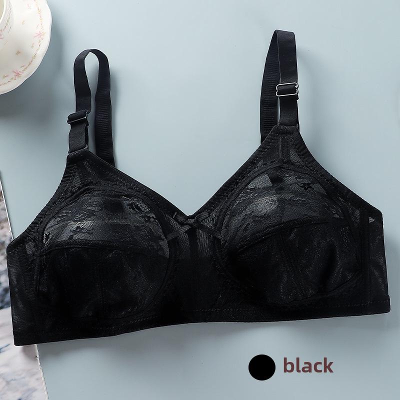 Кружевной бюстгальтер с полной чашкой большого размера - ультратонкий, сексуальный, без косточек, дышащий и прозрачный