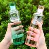 500/750ML Water Bottle Timescale Juice Bottle Aesthetic Tea Coffee Cup  for Student