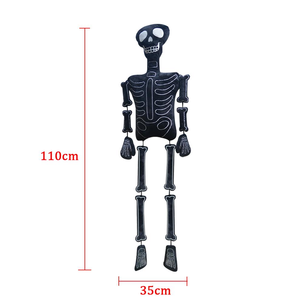 Funny Halloween Plush Toys Cute Skeleton Monster Ghost Skull Cartoon Horror Skull Fluffy Dolls Home Decoration Gifts