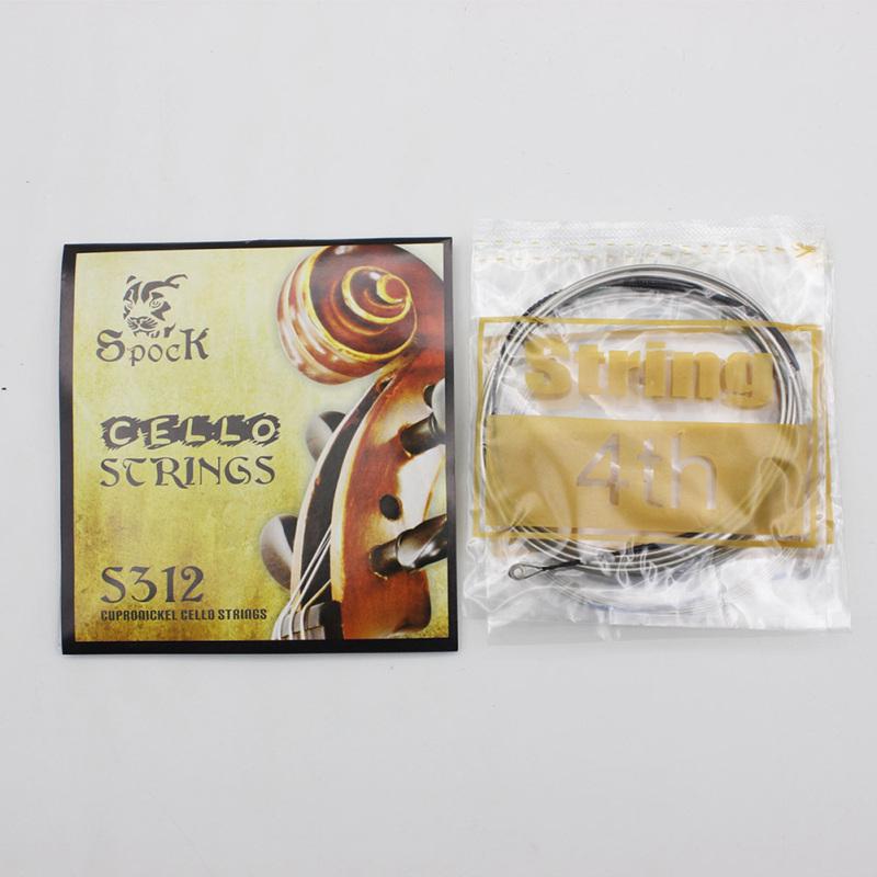 Cello Strings Aluminum Alloy General Strings Fits for 1/8-4/4 Violoncello