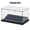 Нетоксичная прозрачная акриловая витрина-коробка для сборных моделей из строительных блоков, защитный чехол от пыли для фигурок и игрушек, совместимая с брендом