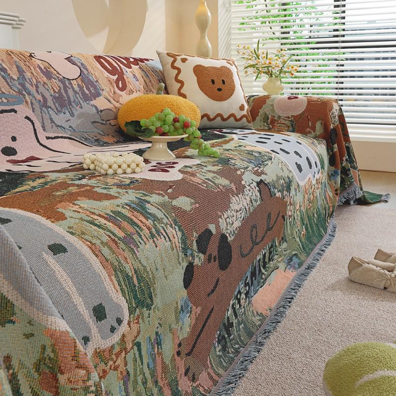 Высококачественный всесезонный чехол для дивана с защитой от царапин и подушкой на заказ