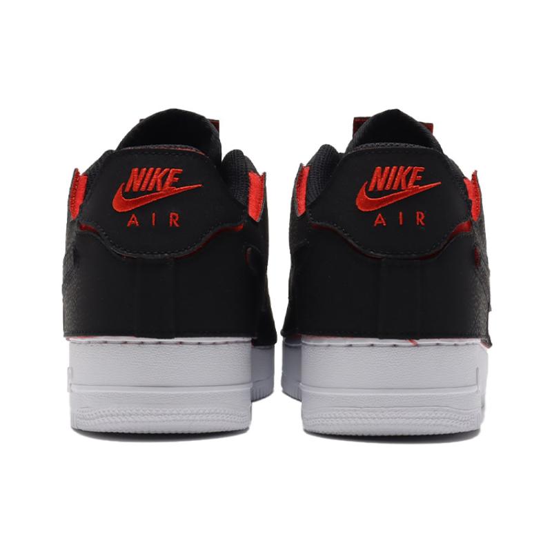 Nike Air Force 1 Low 1/1 Black Chile Red Sneakers DD2429-001