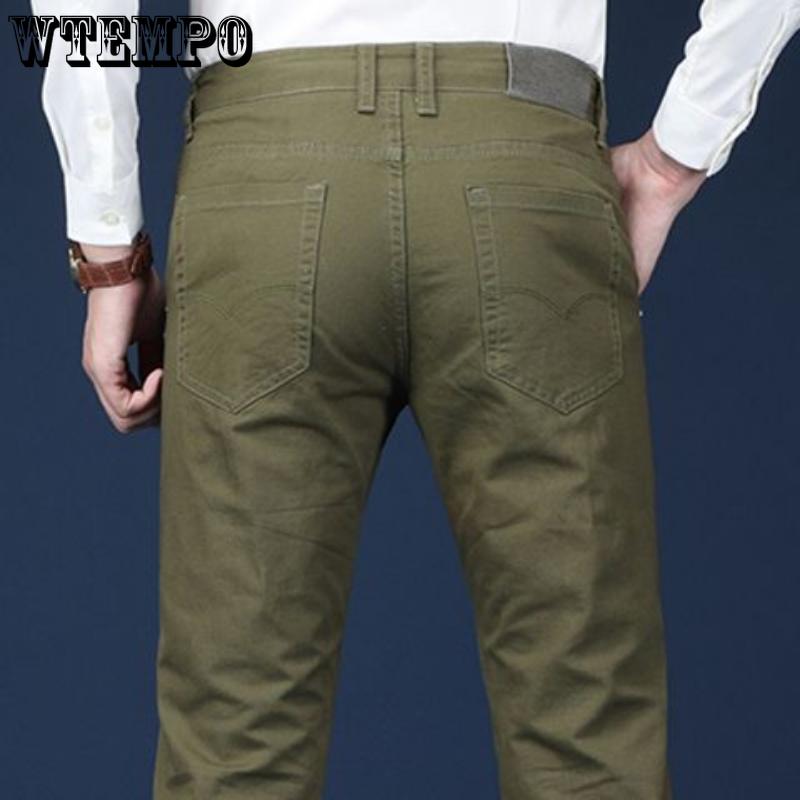 Мужские джинсы Весна и лето повседневные брюки Узкие прямые брюки Новые тонкие свободные брюки