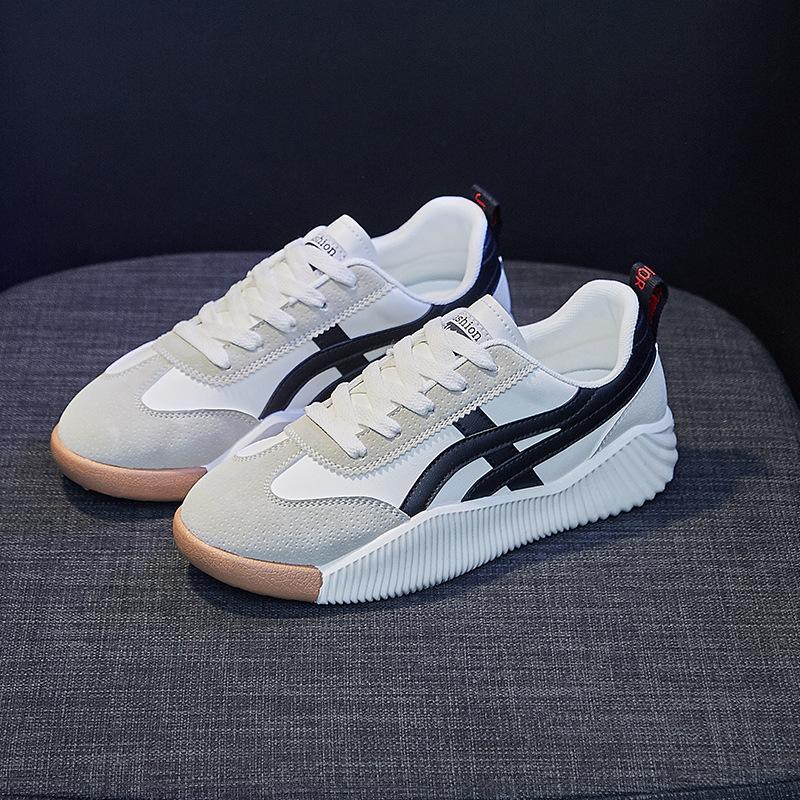 Мода Женщины Модный Тренд Уличный Бег Повседневные Балетки Кроссовки Женские Белые Вулканизированные Туфли на Платформе Девушки Теннисные Кроссовки Обувь