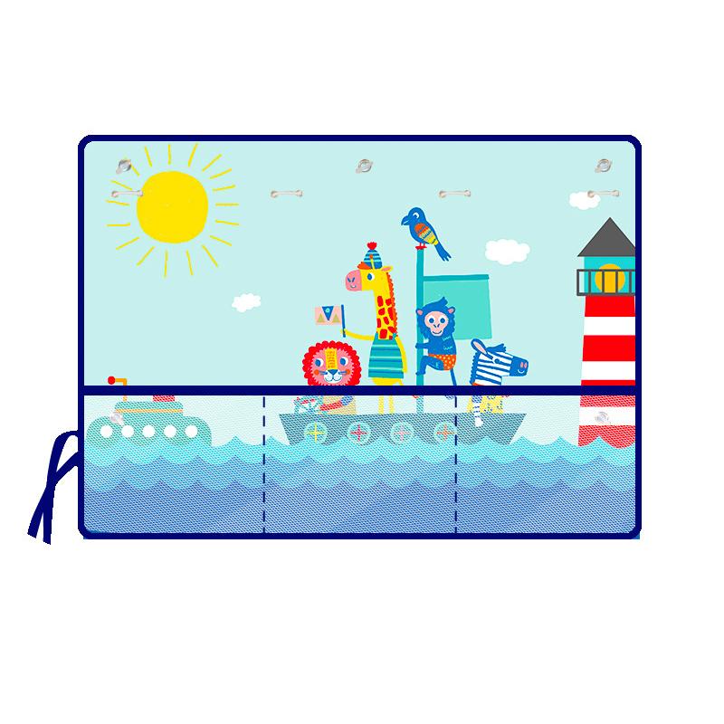 Солнцезащитная занавеска на боковое окно автомобиля, милая регулируемая занавеска с защитой от ультрафиолета, солнцезащитный козырек, жалюзи, чехол с карманом для хранения для ребенка