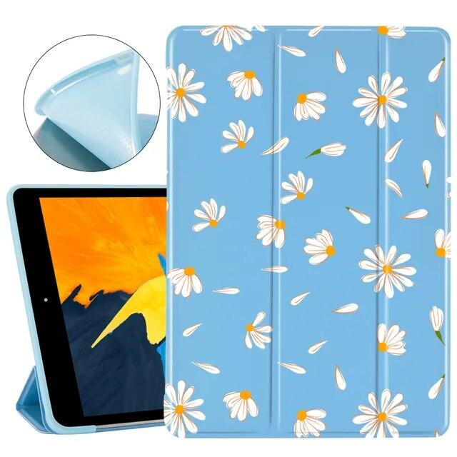 Чехол Daisy для iPad Air 4, 8th, 2020, чехол 7-го поколения с милым подсолнухом 10,5 Air 3 Funda для iPad Pro 11, чехол Mini 5, чехол