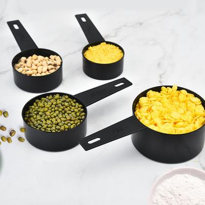 10 шт./компл. мерная ложка с двойной шкалой и отверстием для подвешивания, длинная ручка, полипропиленовые инструменты для выпечки тортов, разные размеры, мерный стакан, кухонные принадлежности