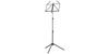 K&M Folding Music Stand, Standard Model, Black, 1001B