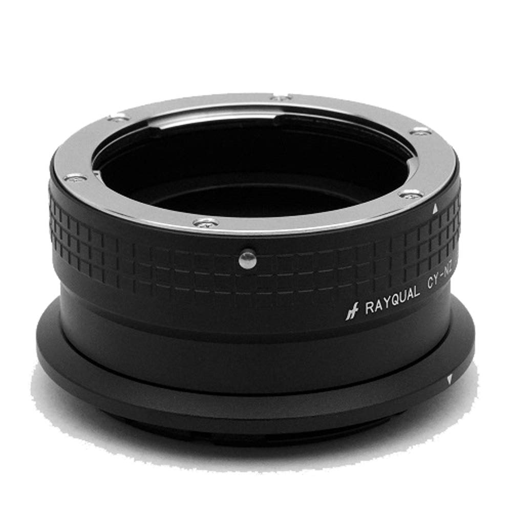 Rayqual Mount Adapter for Contax Yashica Lenses To Nikon Z Cameras In 586045 CY-NZ (Made Japan), Black,