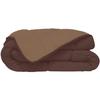 CALGARY Теплое одеяло Микрофибра 400г/м² Шоколадный &; Мока 200x200см