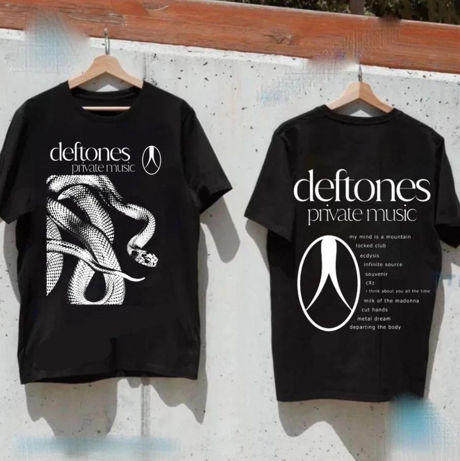 DEFTONES частный музыкальный тур 2025 футболка с коротким рукавом