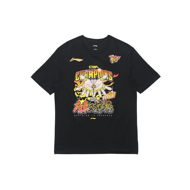Футболка мужская Li Ning CBA Collection Черная AHSRB05-1