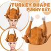 Holiday Party Turkey Hat Adult Party Costume Plush Turkey Hat