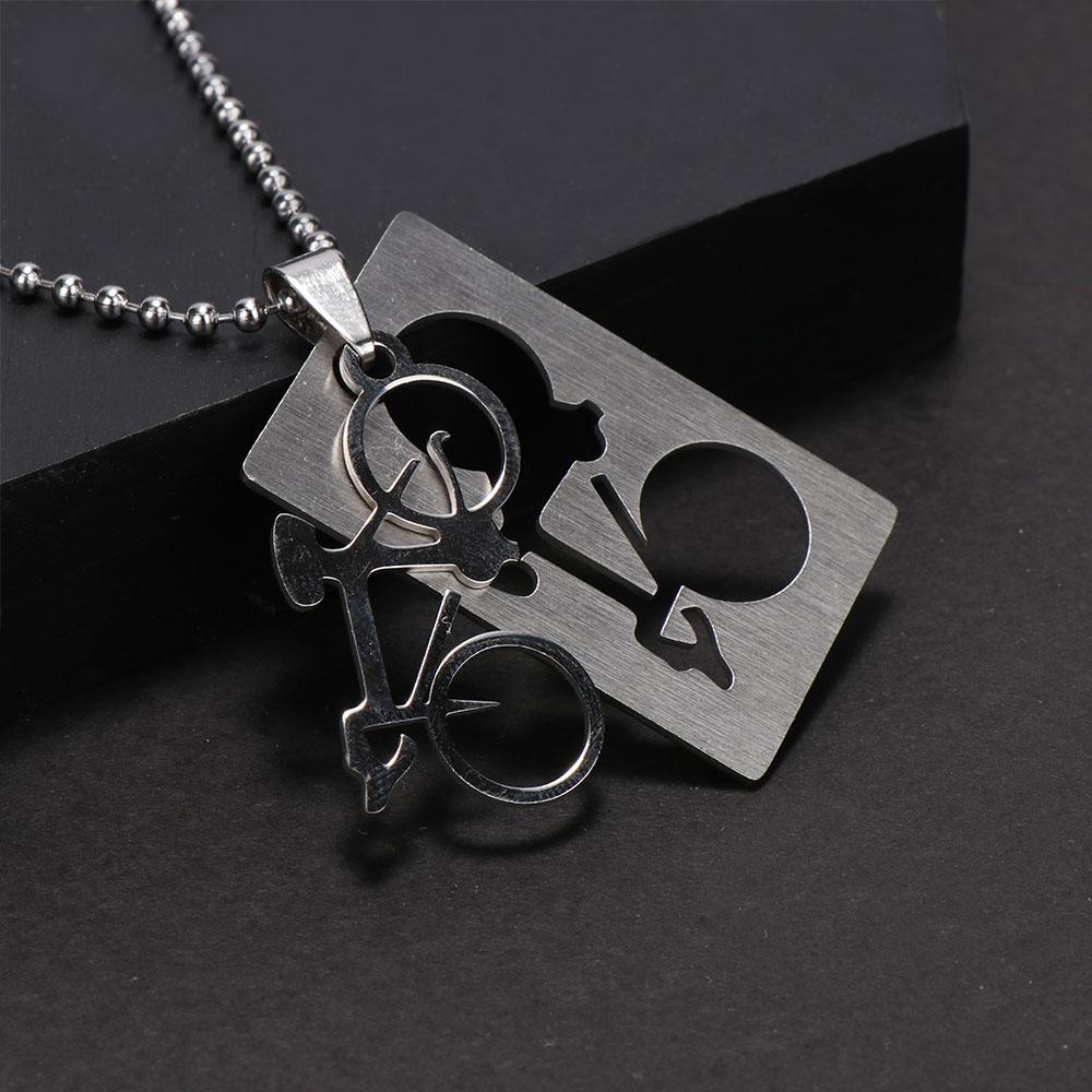 Mens Unique Steel 50CM Stainless Chain Bike Jewellery Silver Necklace