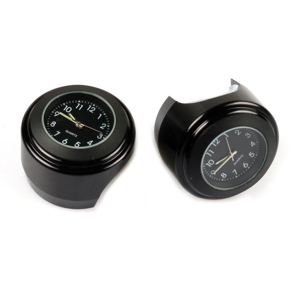 Классические текстурные часы для мотоцикла, водонепроницаемые, прочные, практичные, многофункциональные, диаметром 22-25 мм, часы на руль, светящиеся кварцевые часы