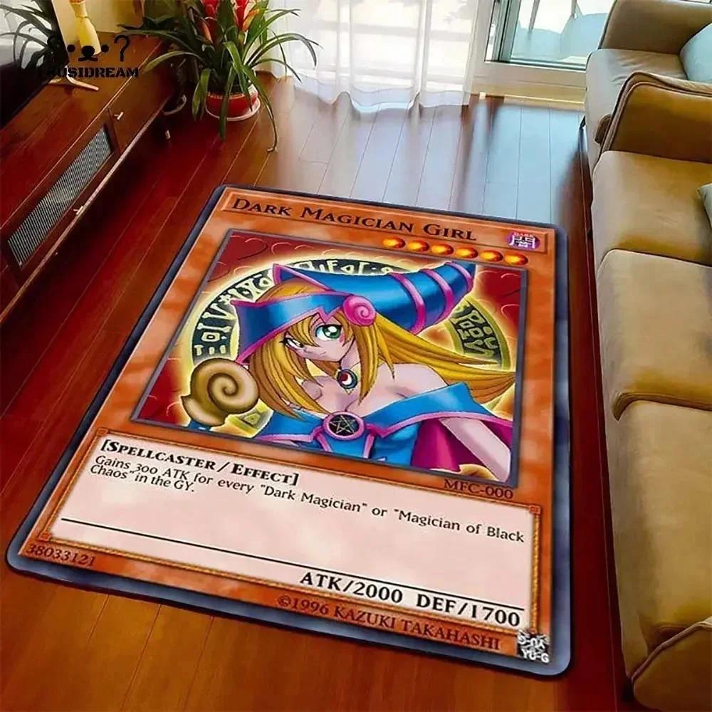 Yu-Gi-Oh Белый Дракон Синих Глаз Аниме Нескользящий Ковер Мультяшный Коврик для Пола в Гостиную Спальню Декоративный Ковер Идеальный Подарок