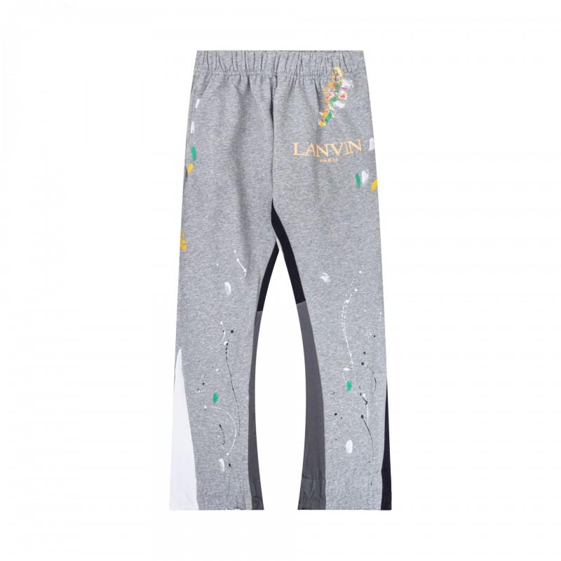Mens Womens Classic Graffiti Print Loose Fit Sweatpants Casual Trousers Streetwear