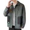 Men's Spring and Autumn Jackets, Men's New Korean Style Trendy Tops, Casual Workwear Jackets, Lapels, Versatile Men's Clothing