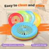 12 шт. держателей для бумажных тарелок 10 дюймов многоразовые пластиковые круглые диспенсеры для бумажных тарелок с защелкивающимися канавками 4 ярких цвета для вечеринки