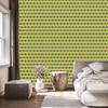 Peach and yellow argyle rhombus wallpaper for living room and bedroom 50x1000