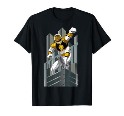 Футболка с декором Белого Рейнджера из Power Rangers