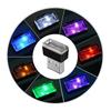 2 шт. USB светодиодная автомобильная лампа, мини-лампа атмосферы для салона, аварийное освещение, светильник PC Auto, разноцветная декоративная лампа
