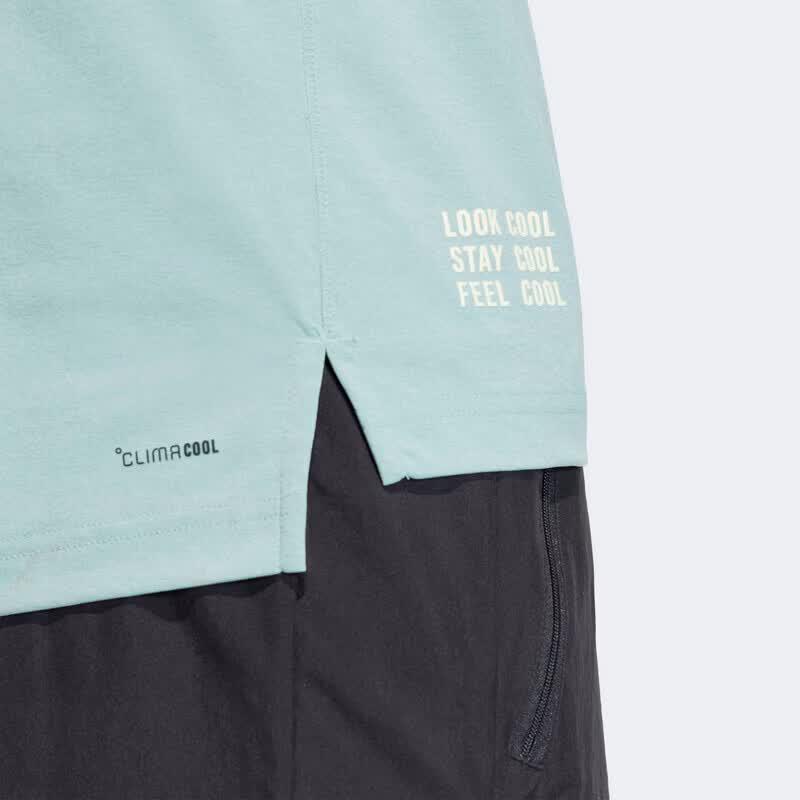 adidas Мужская дышащая футболка с коротким рукавом для комфорта