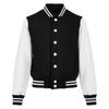 Build Your Brand Childrens/Kids Sweat Organic Varsity Jacket