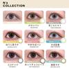 Collection Official Watanabe Produced Color Contact COLLECTION Yakisoba Bread with Wet Wipes [N's Store] [Naomi Lenses] N's 1-Day (No Prescription)