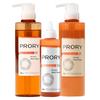 PRORY Moisture Repair 3-Piece Set: Shampoo, Serum, and Treatment. Rinse-Out Hair Repair, Scalp Care, Frizz, and Damage Care. (Product Code: 1)
