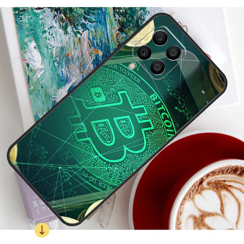 Bitcoins Coin Case For Samsung Galaxy M15 M21 M31 M55 M56 M36 M16 M06 M13 M33 M53 M12 M32 M52 M14 M34 M54