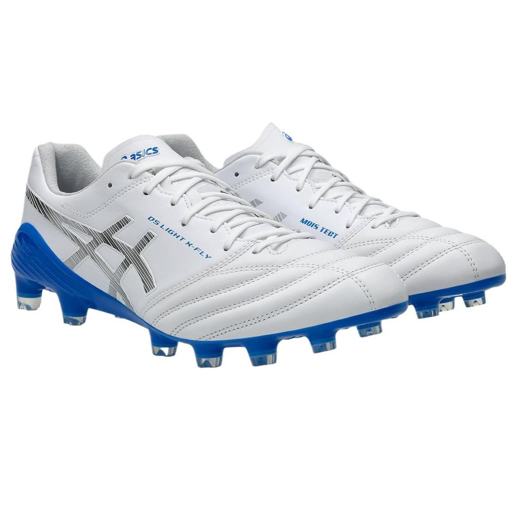 Asics Ds Light X-Fly 5 Comfortable Shock Absorption Soccer Shoes Men Soccer Shoes White Gray 1101A047-106