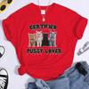 Funny CerTified Pussy Lover Meme Cat Graphic T Shirts Unisex Fashion Kawaii T-shirt Street Casual Vintage T-shirts 50614