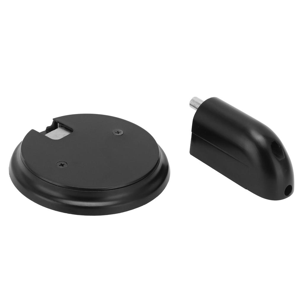 Door Stoper Push Type Strong Magnetic Mechanical Windproof Suction Door Stop Silent Firm Door Stop CatchMatte Black