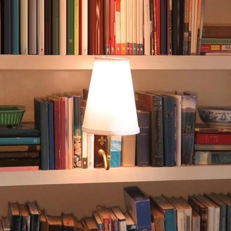 Книжная лампа Винтажная настольная лампа Световая полка для книг Уникальная декоративная полка-лампа для гостиной Домашний декор Подвесной