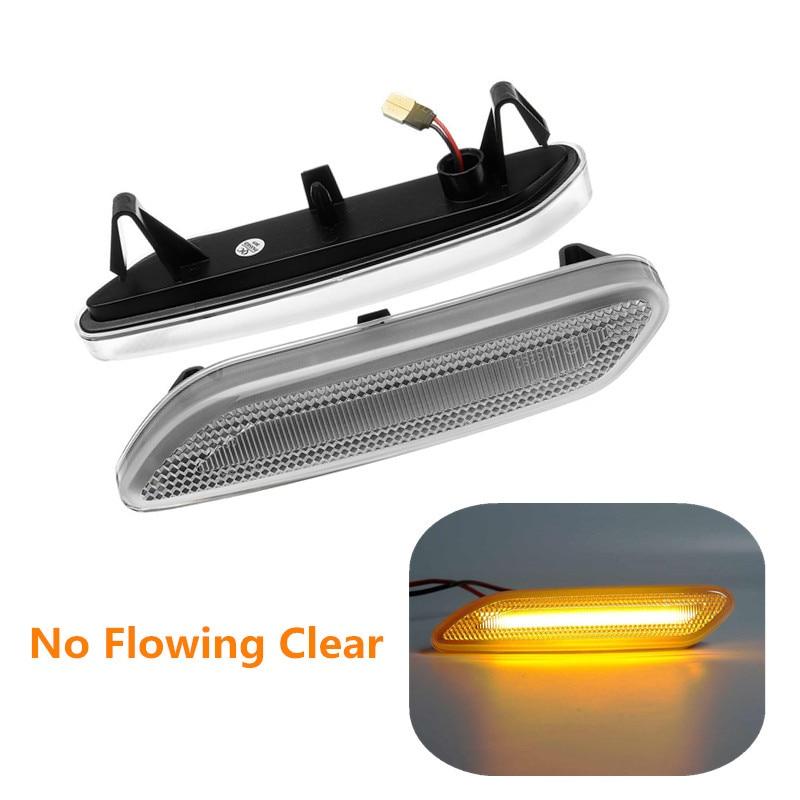 2 шт. нормальный/динамический указатель поворота, светодиодный боковой габаритный фонарь, 12 В, боковой повторитель, лампа, панель, лампа для BMW Mini Cooper R60 R61