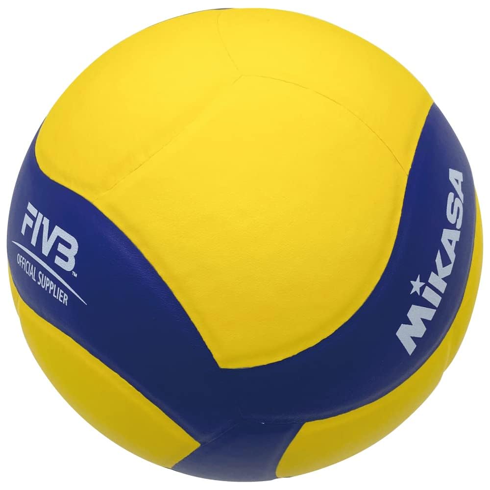 MIKASA Volleyball Practice Ball Size 4 Yellow/Blue Recommended Pressure 0.3-0.325 kgf/cm² Sports Equipment