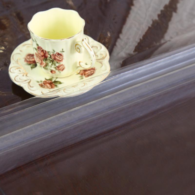 Скатерть из ПВХ, прозрачная, прозрачная, защитная, пластиковая, мягкая, стеклянная, водонепроницаемая, маслостойкая, для столовой, кружевное полотенце, домашний декор