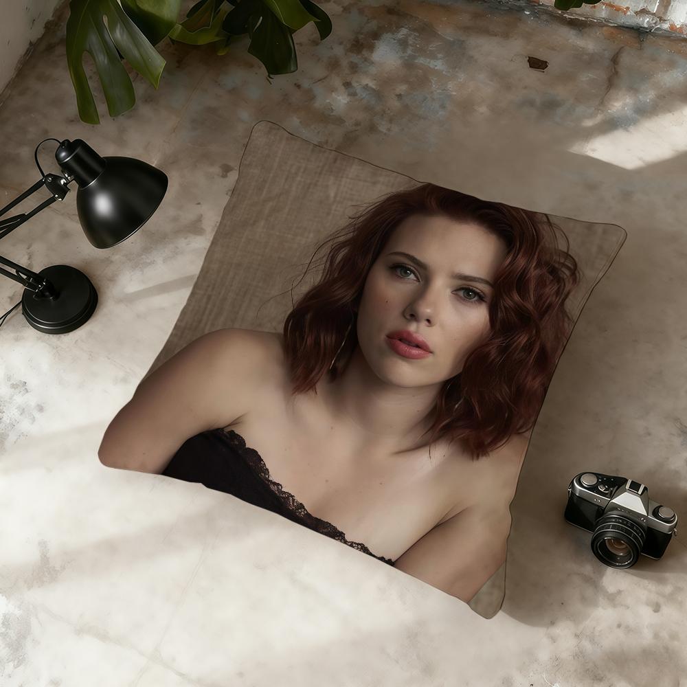SScarlett JJohansson Actor cushion cover Home Office Convenient Nordic Simplicity Hit With Zipper Cushion Cover