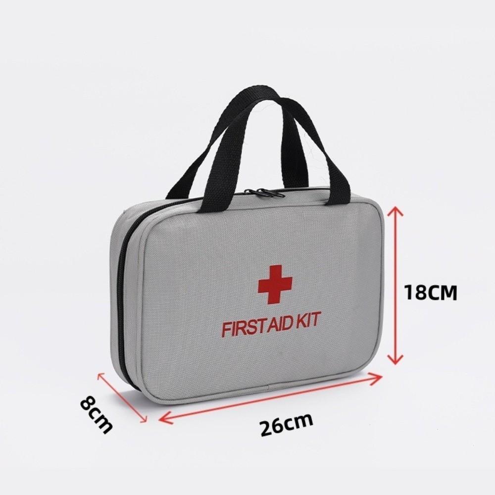 Zipper Medicine Storage Bag Large Capacity First Aid Bag Portable Medical Bag Outdoor