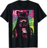 Japanese Streetwear Cyberpunk Y2K Techwear Neko Manga Anime T-Shirt