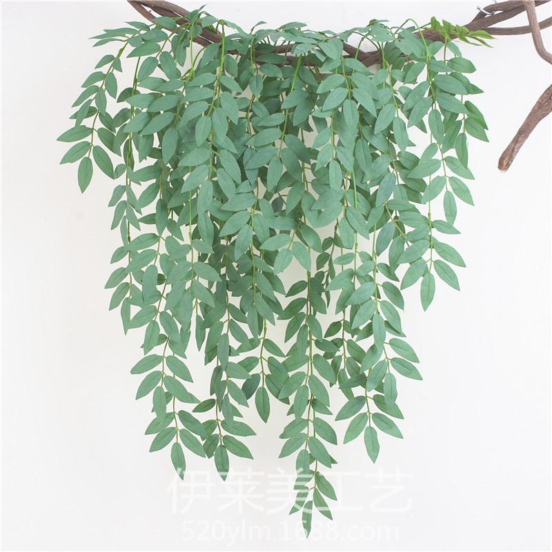Forest Theme Artificial Plant Wall Decorative With Hanging Vines For Home Events