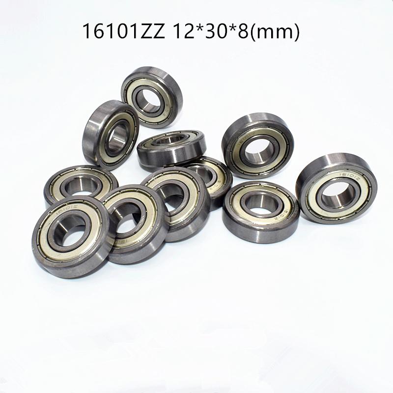 16101ZZ 10pcs Bearing 12*30*8(mm) Chrome Steel Metal Sealed
