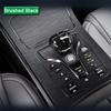 Наклейка на салон автомобиля для BYD HAN EV 2022 2023, наклейка на панель передач автомобиля, защитная пленка коробки передач из углеродного волокна, черные автомобильные аксессуары