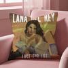 Чехол для подушки Singer L-Lana Del Rey, многоцелевой, для дома и автомобиля - Двусторонний, мягкий и прочный, для повседневного использования