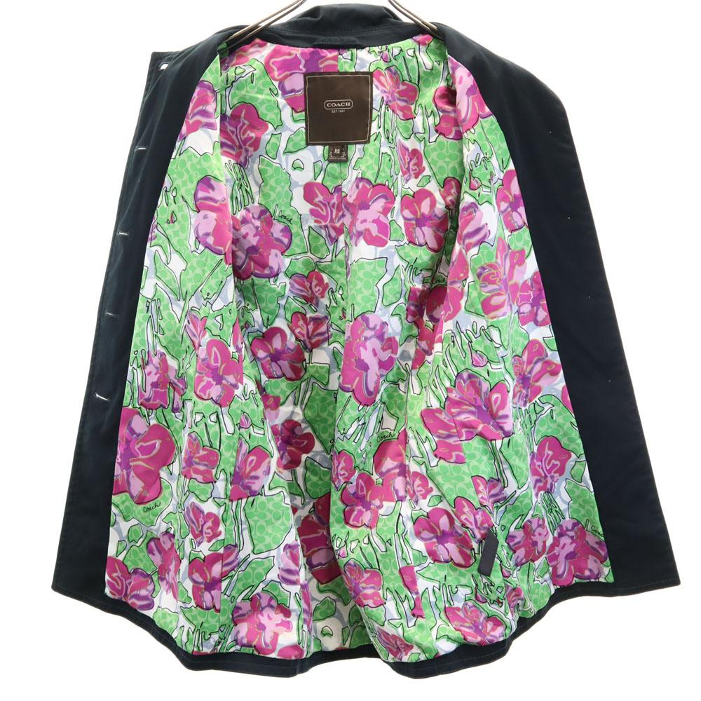 Coach Пальто-воротник из нержавеющей стали XS черное Женское Б/У