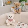 Soft Material Scarf Bear Plush Toy 25cm Size Bear Plush Doll Dolls Bow Tie Bear Doll Living Room